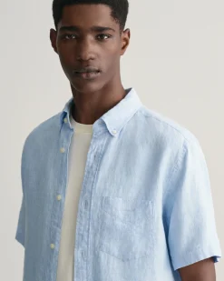 Regular Fit Linen Short Sleeve Shirt