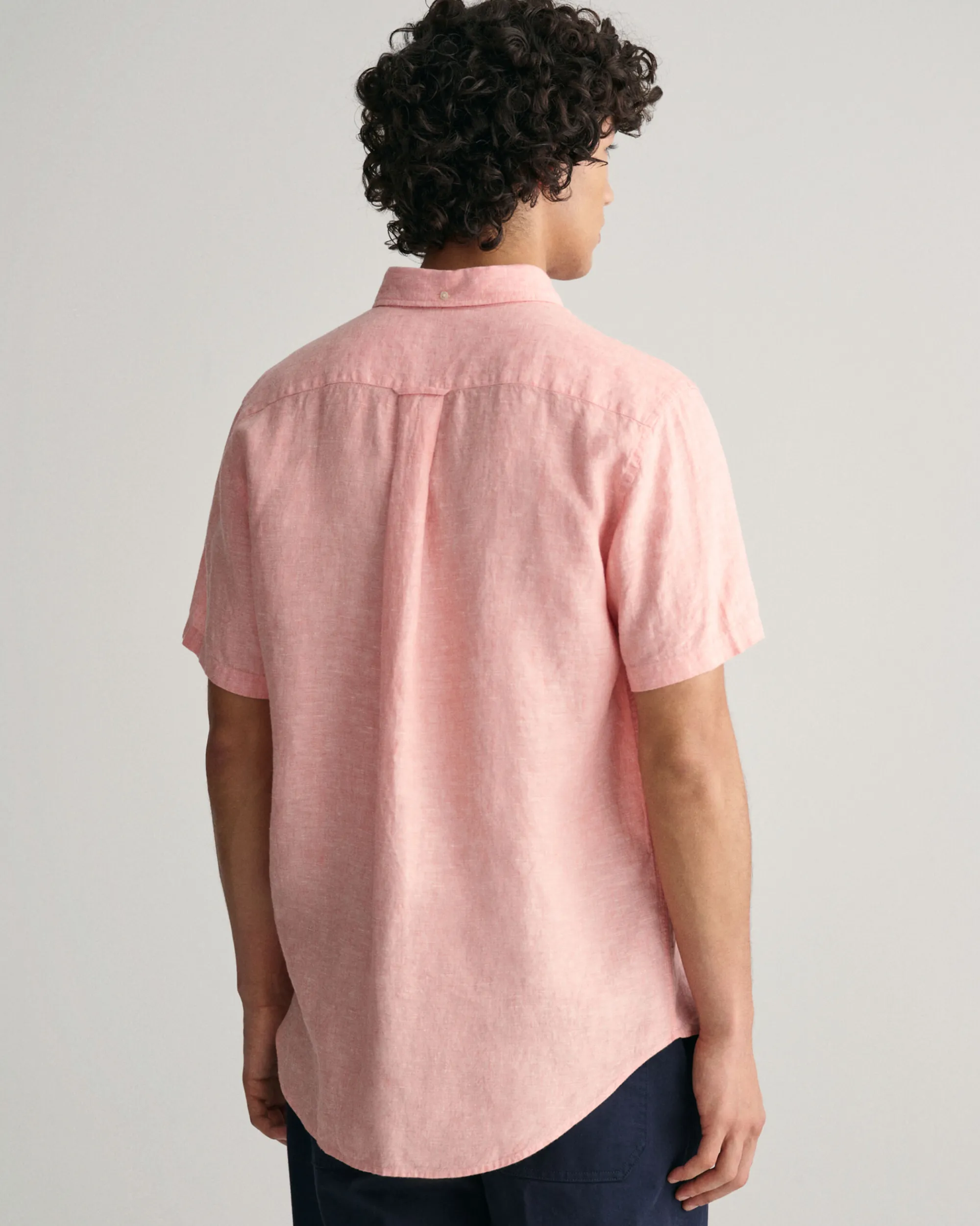Regular Fit Linen Short Sleeve Shirt