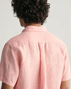 Regular Fit Linen Short Sleeve Shirt