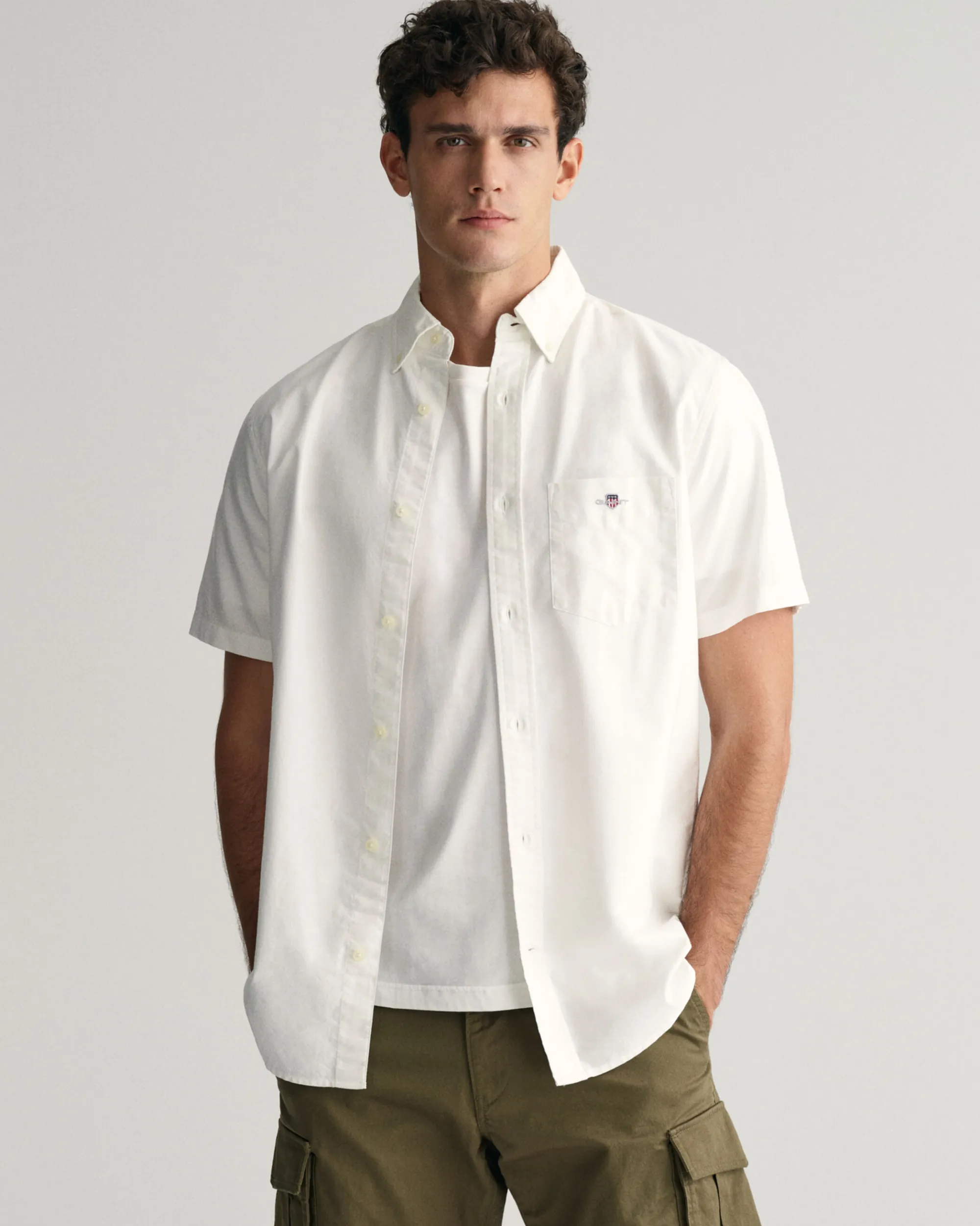 Regular Fit Oxford Short Sleeve Shirt