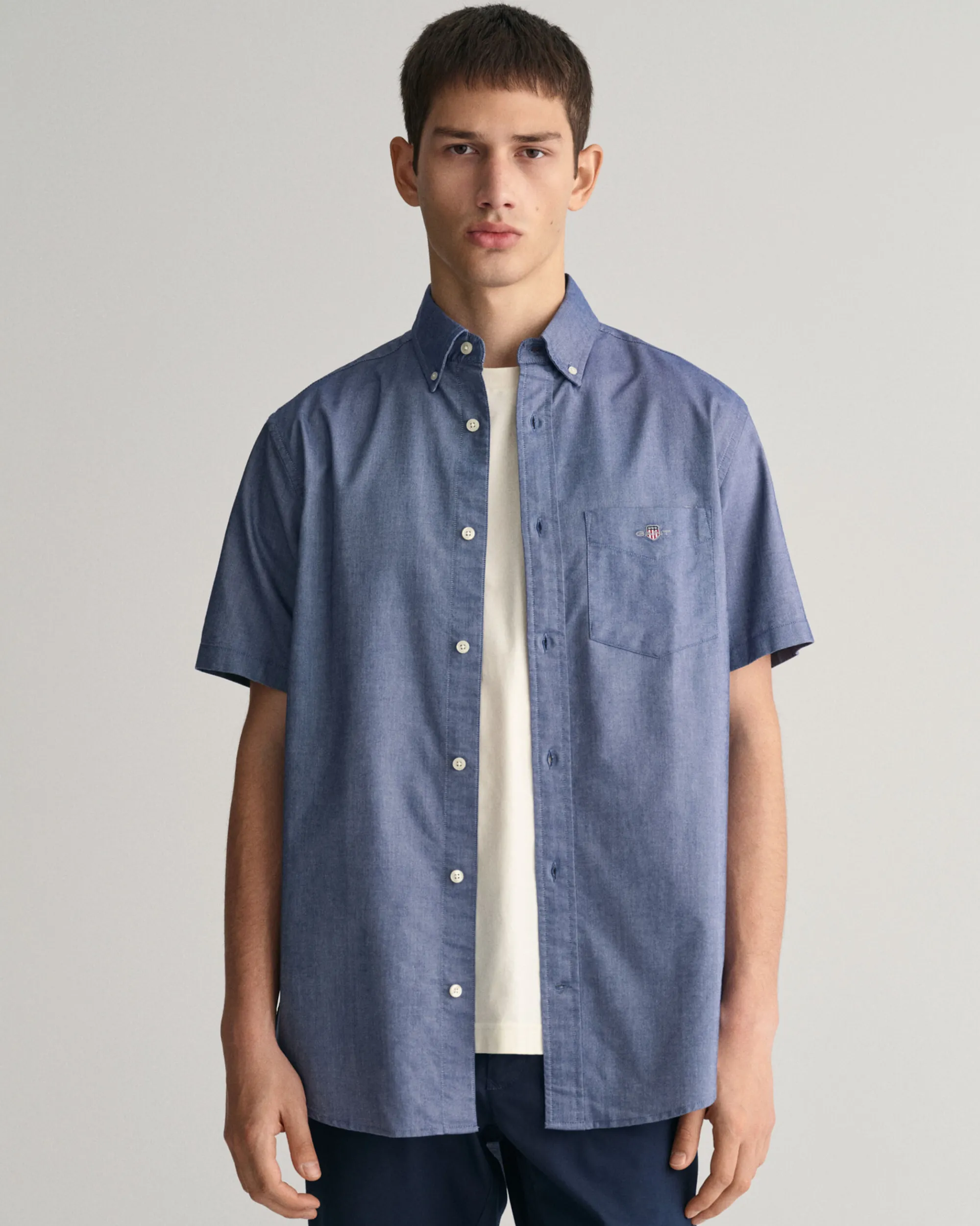 Regular Fit Oxford Short Sleeve Shirt