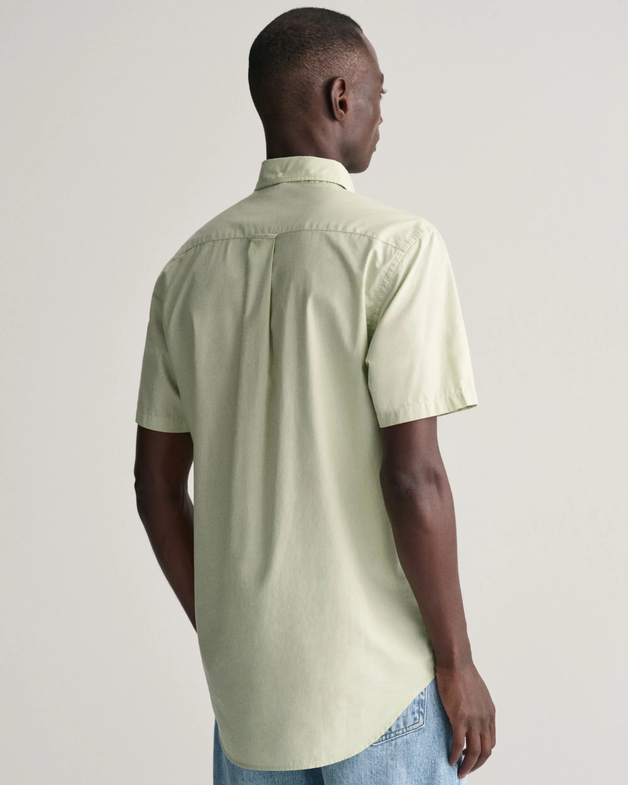 Regular Fit Poplin Short Sleeve Shirt