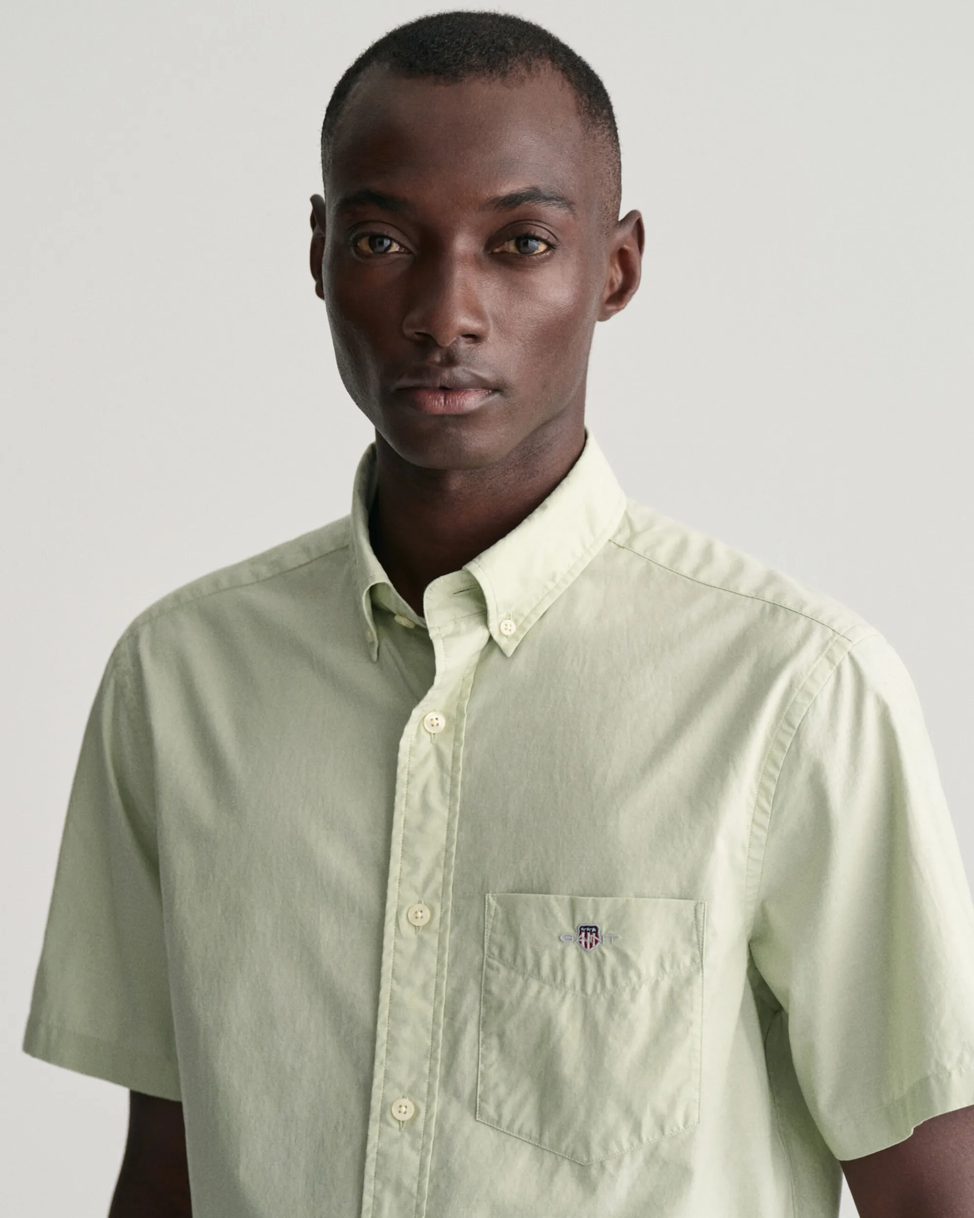 Regular Fit Poplin Short Sleeve Shirt