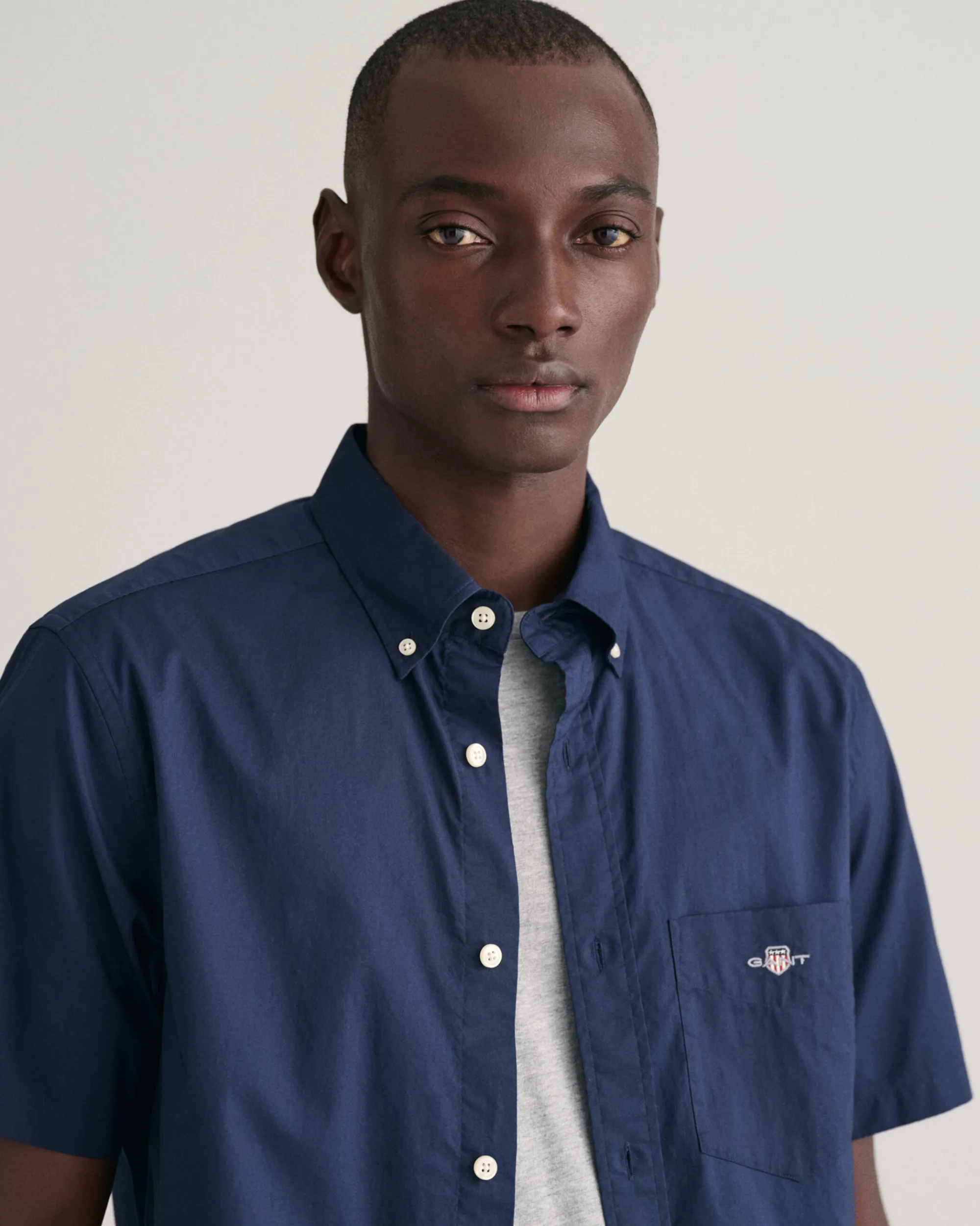 Regular Fit Poplin Short Sleeve Shirt