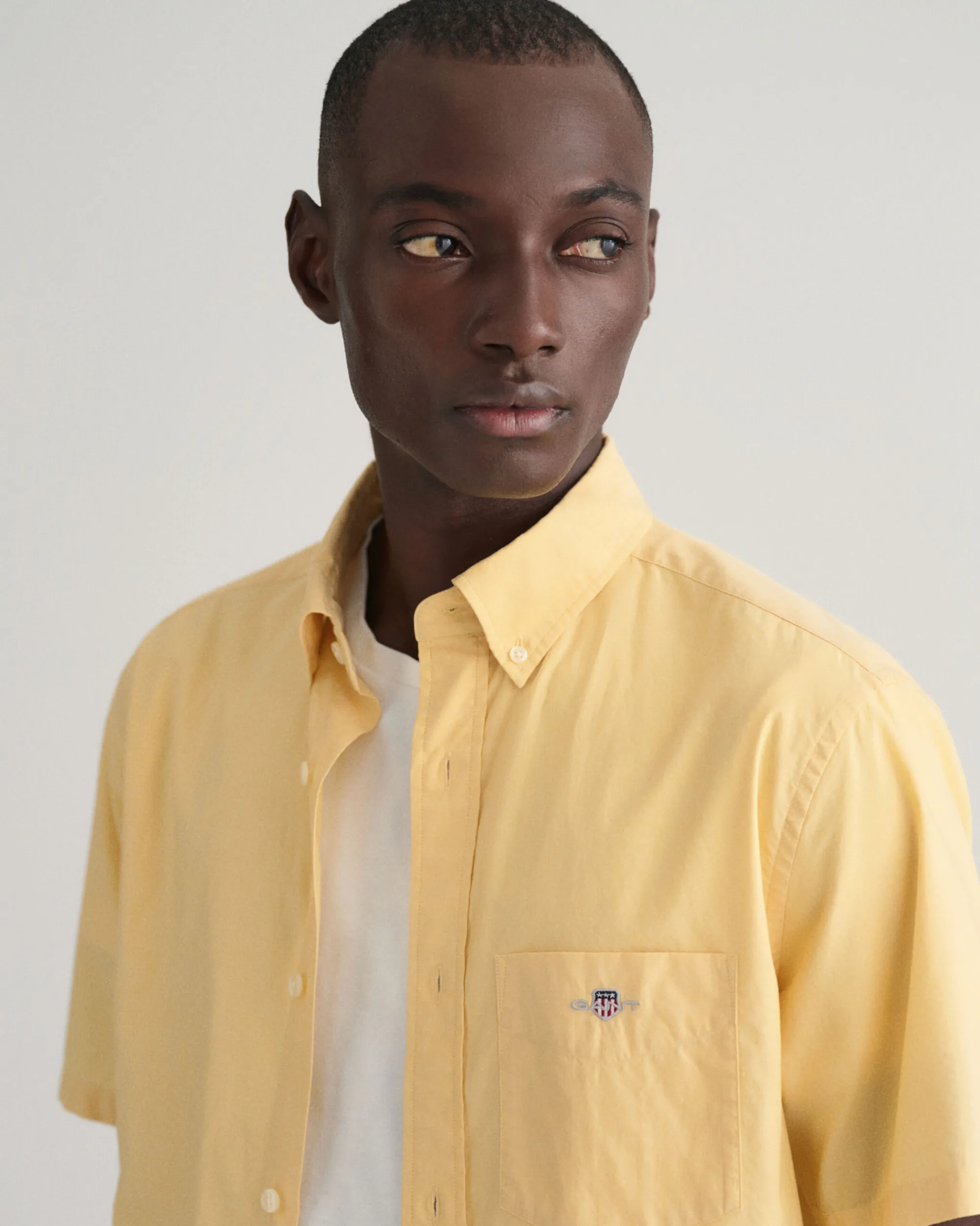 Regular Fit Poplin Short Sleeve Shirt