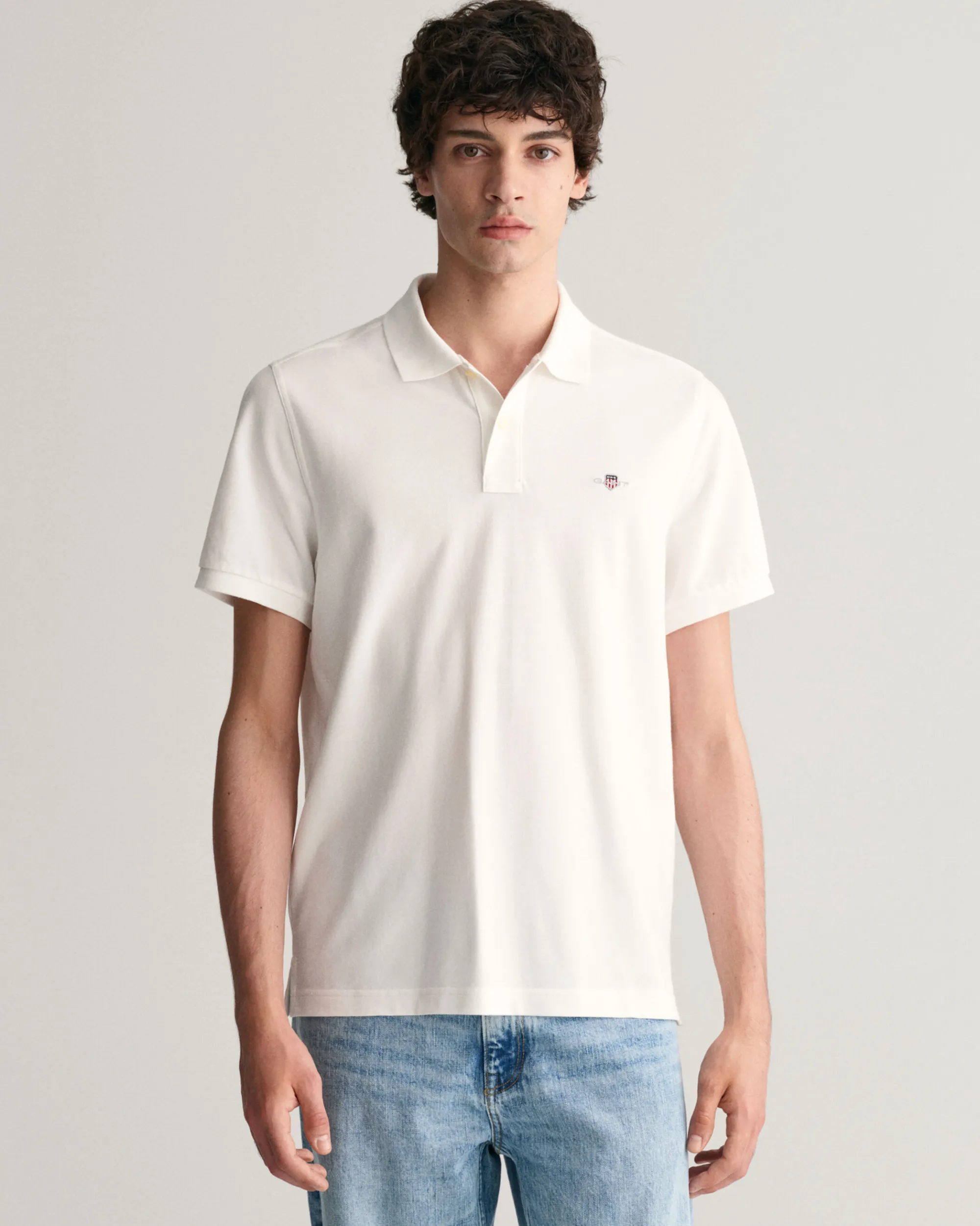 Regular Fit Shield Piqué Polo Shirt
