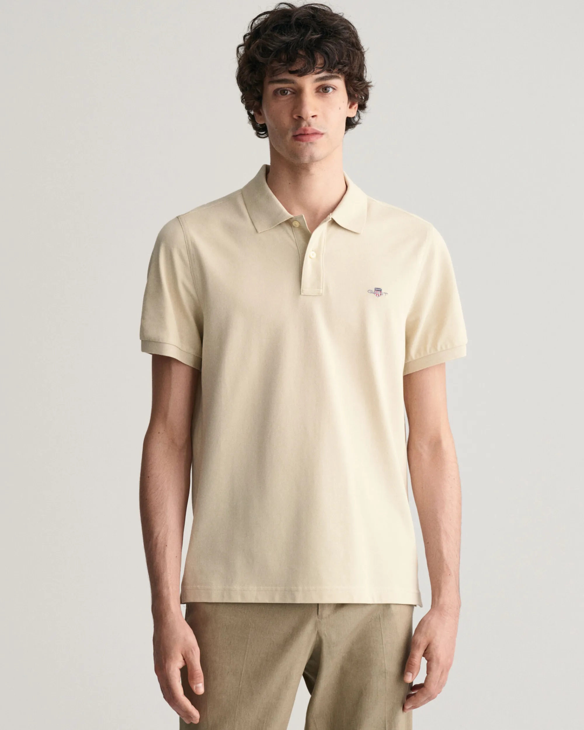 Regular Fit Shield Piqué Polo Shirt