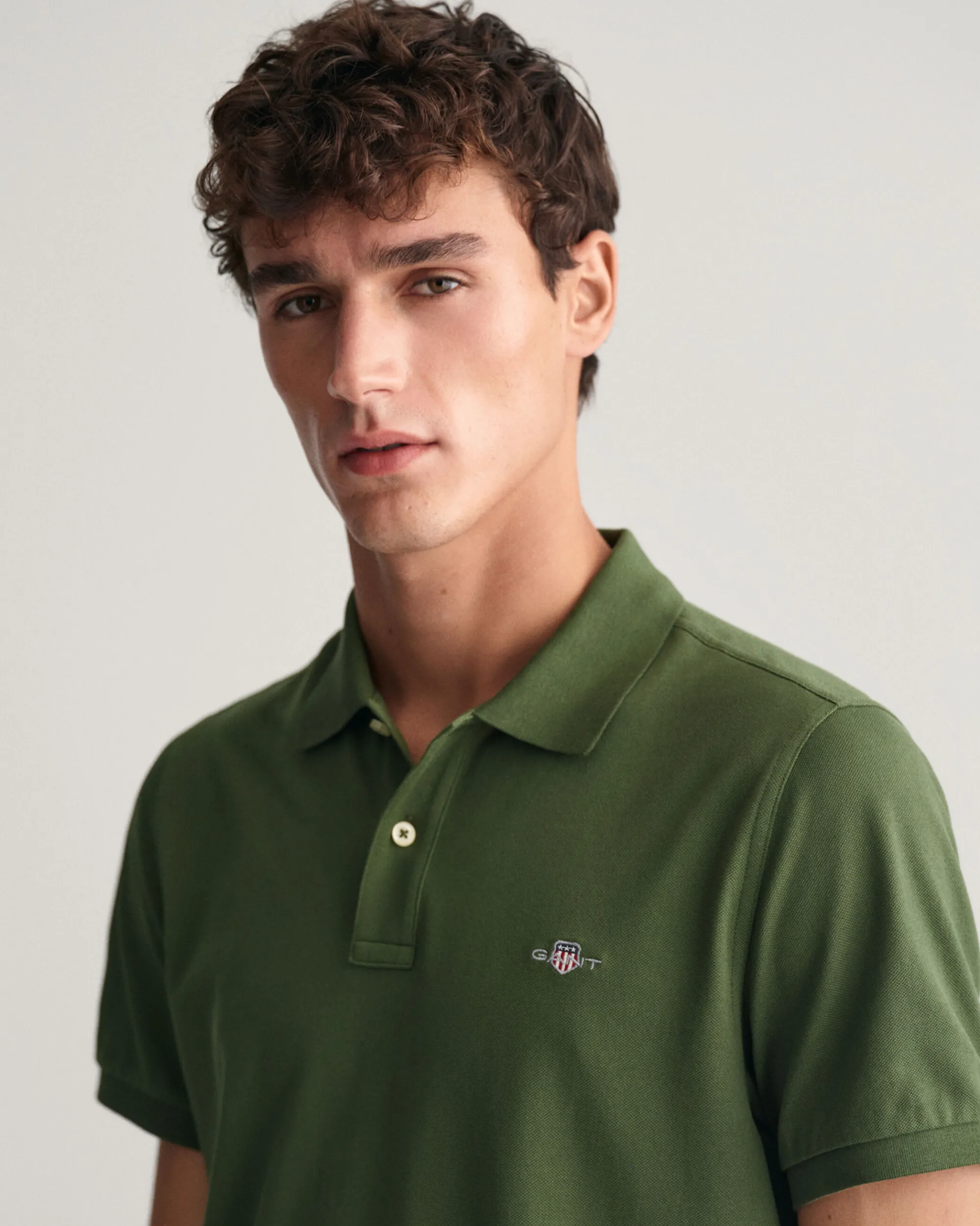 Regular Fit Shield Piqué Polo Shirt