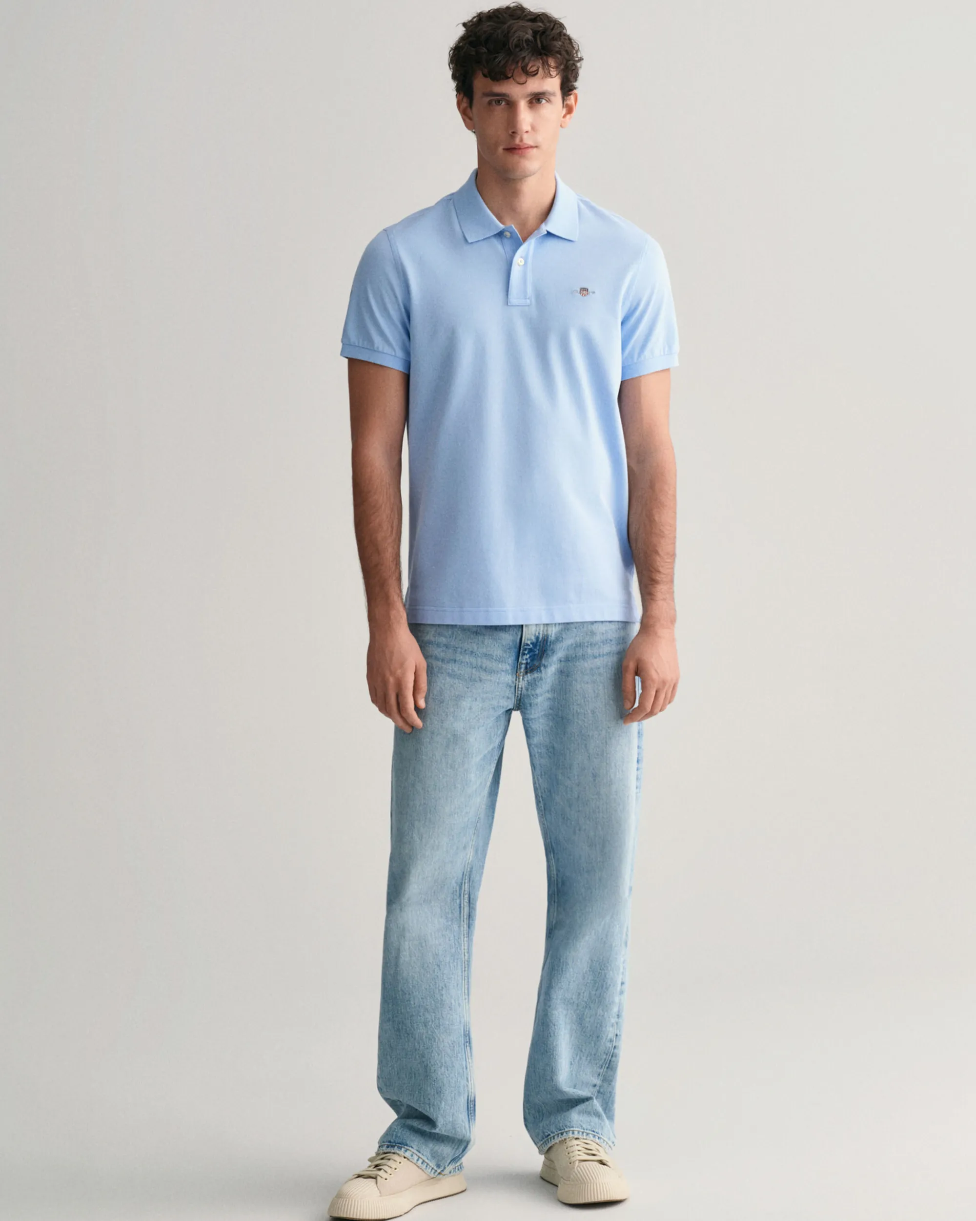 Regular Fit Shield Piqué Polo Shirt