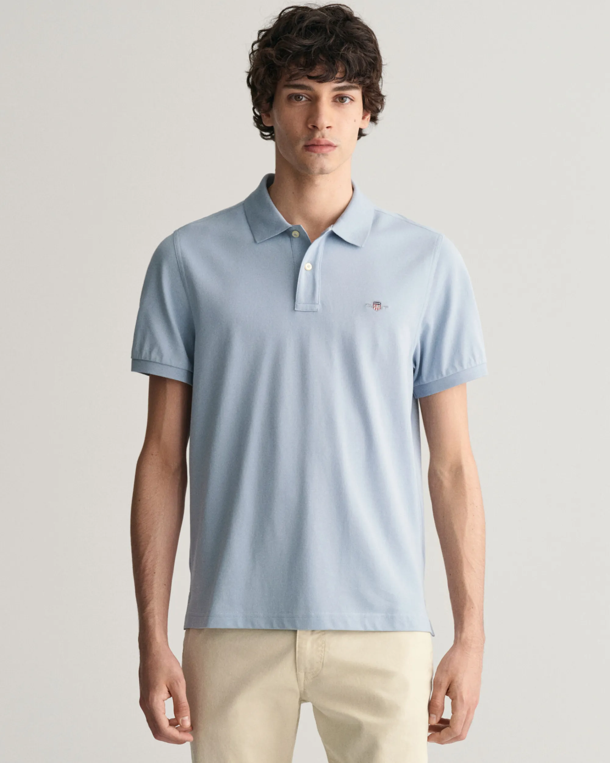 Regular Fit Shield Piqué Polo Shirt