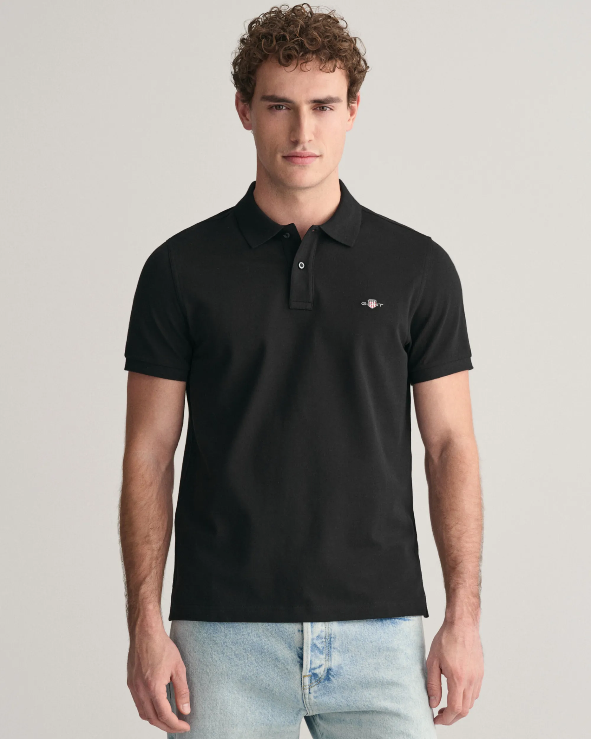 Regular Fit Shield Piqué Polo Shirt