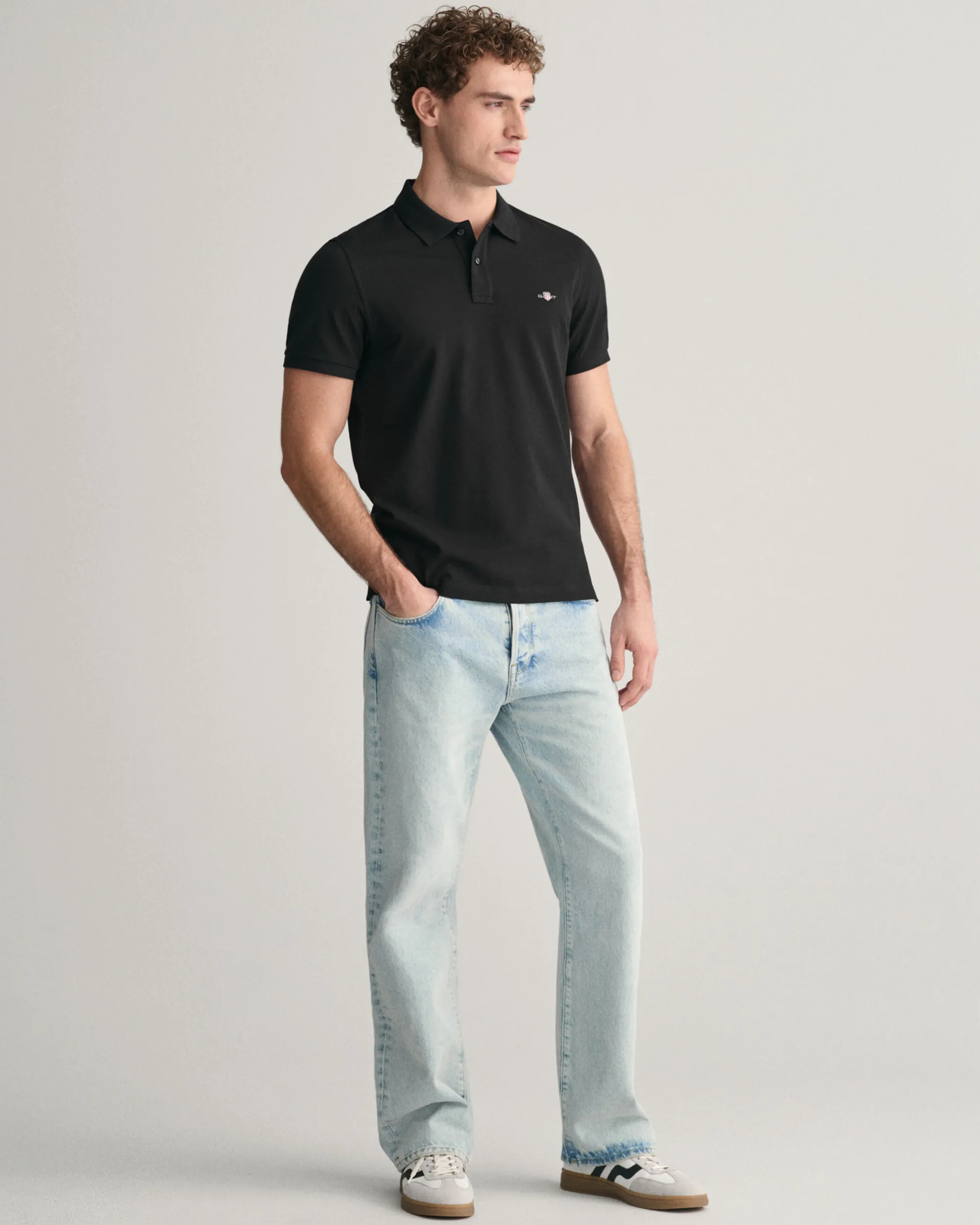Regular Fit Shield Piqué Polo Shirt