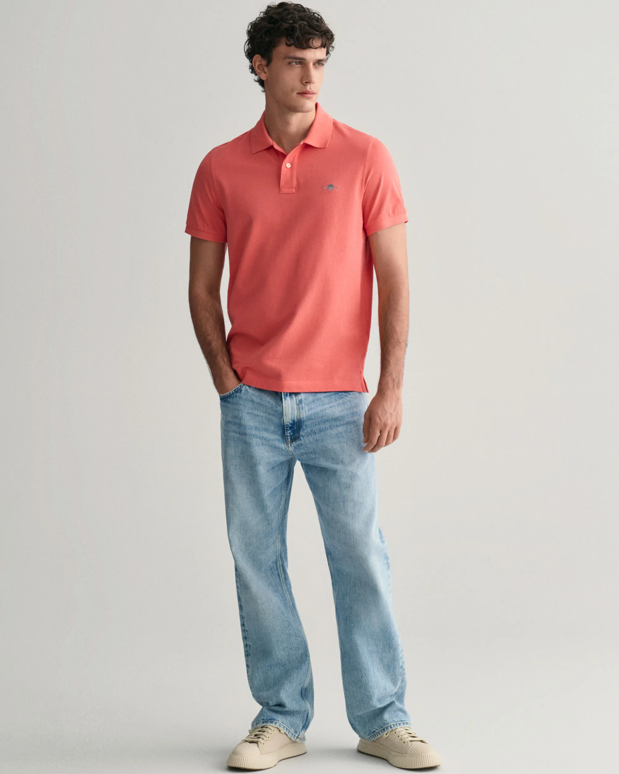 Regular Fit Shield Piqué Polo Shirt