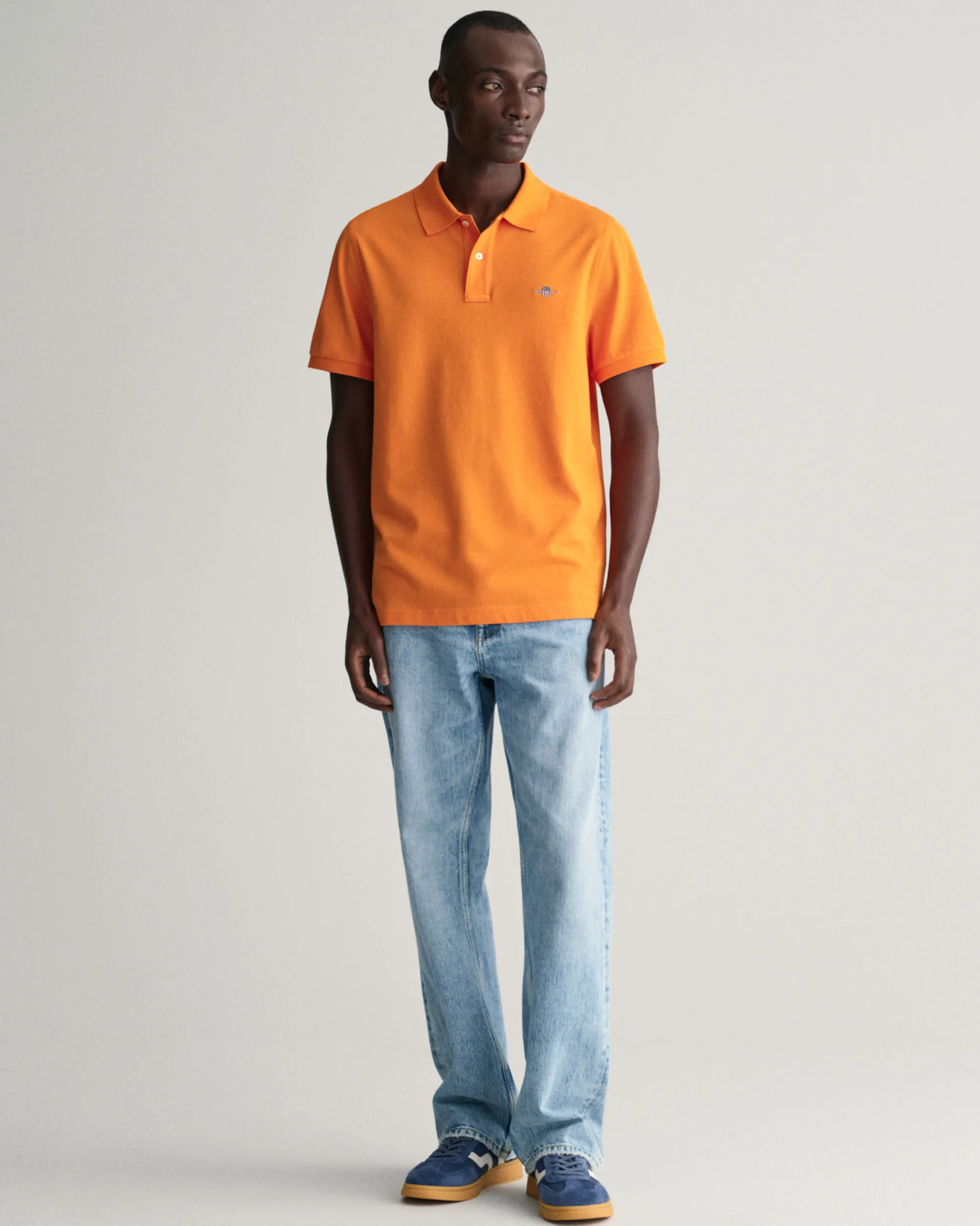 Regular Fit Shield Piqué Polo Shirt