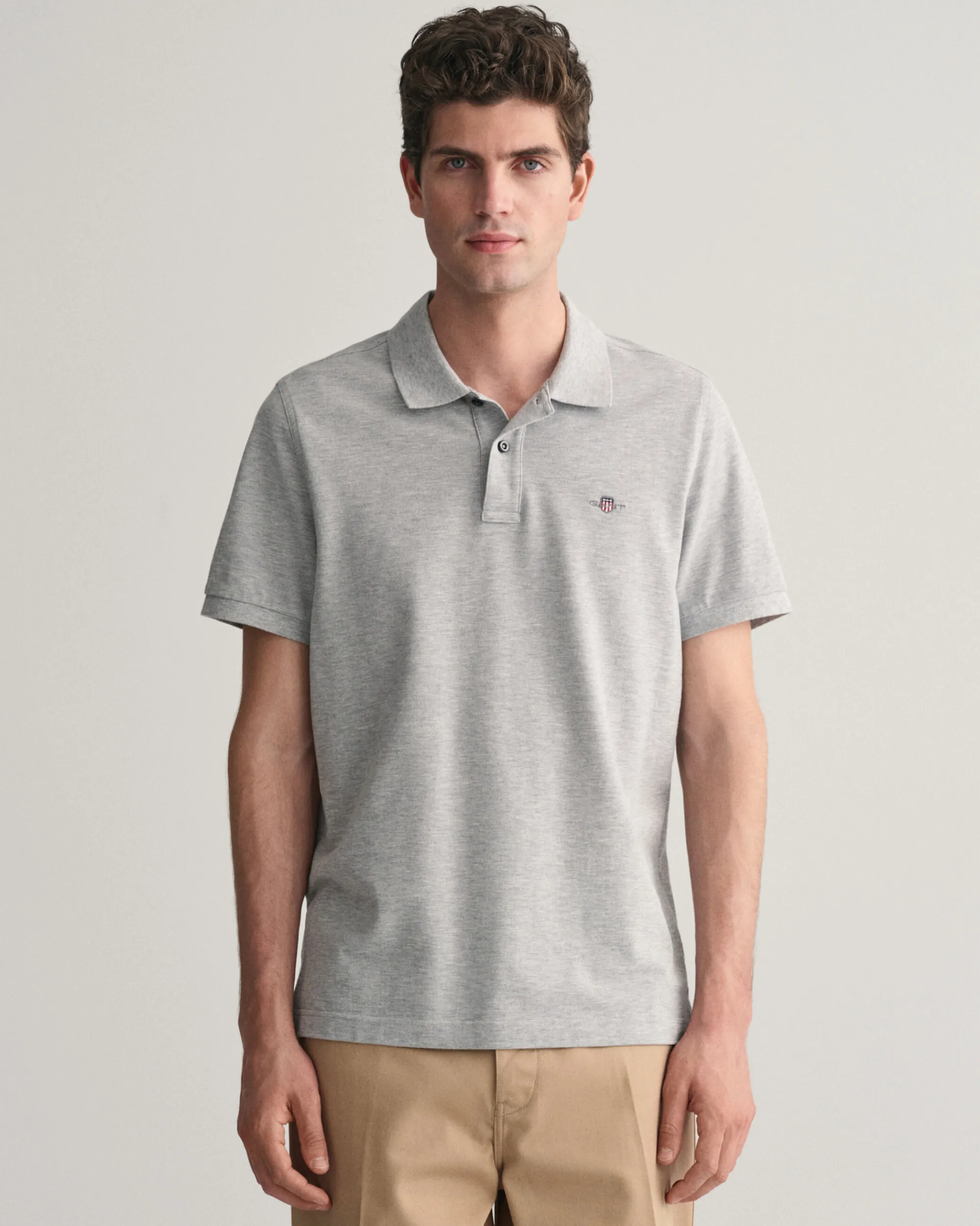Regular Fit Shield Piqué Polo Shirt