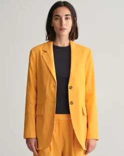 Regular Fit Stretch Linen Blazer