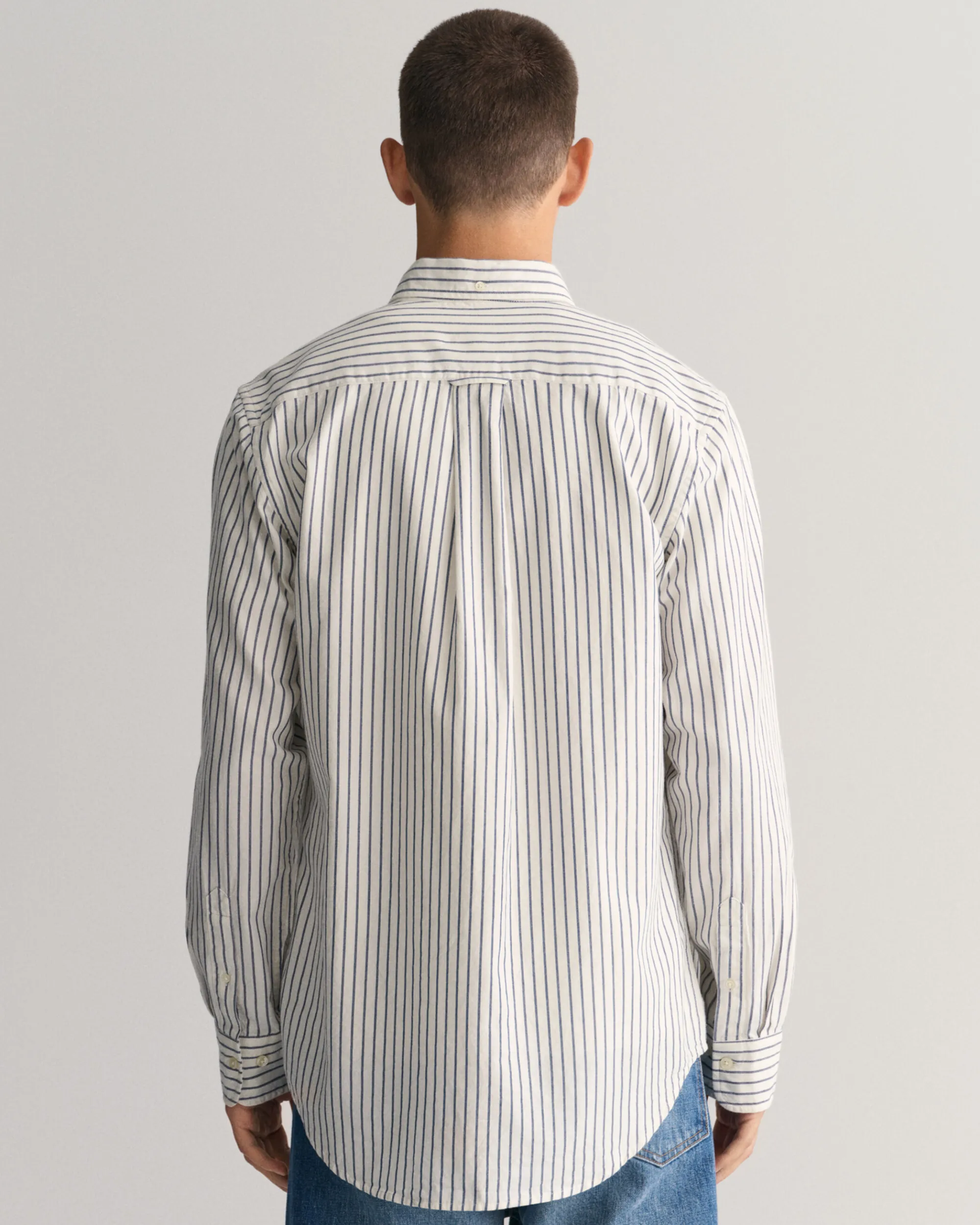 Regular Fit Striped Archive Oxford Shirt