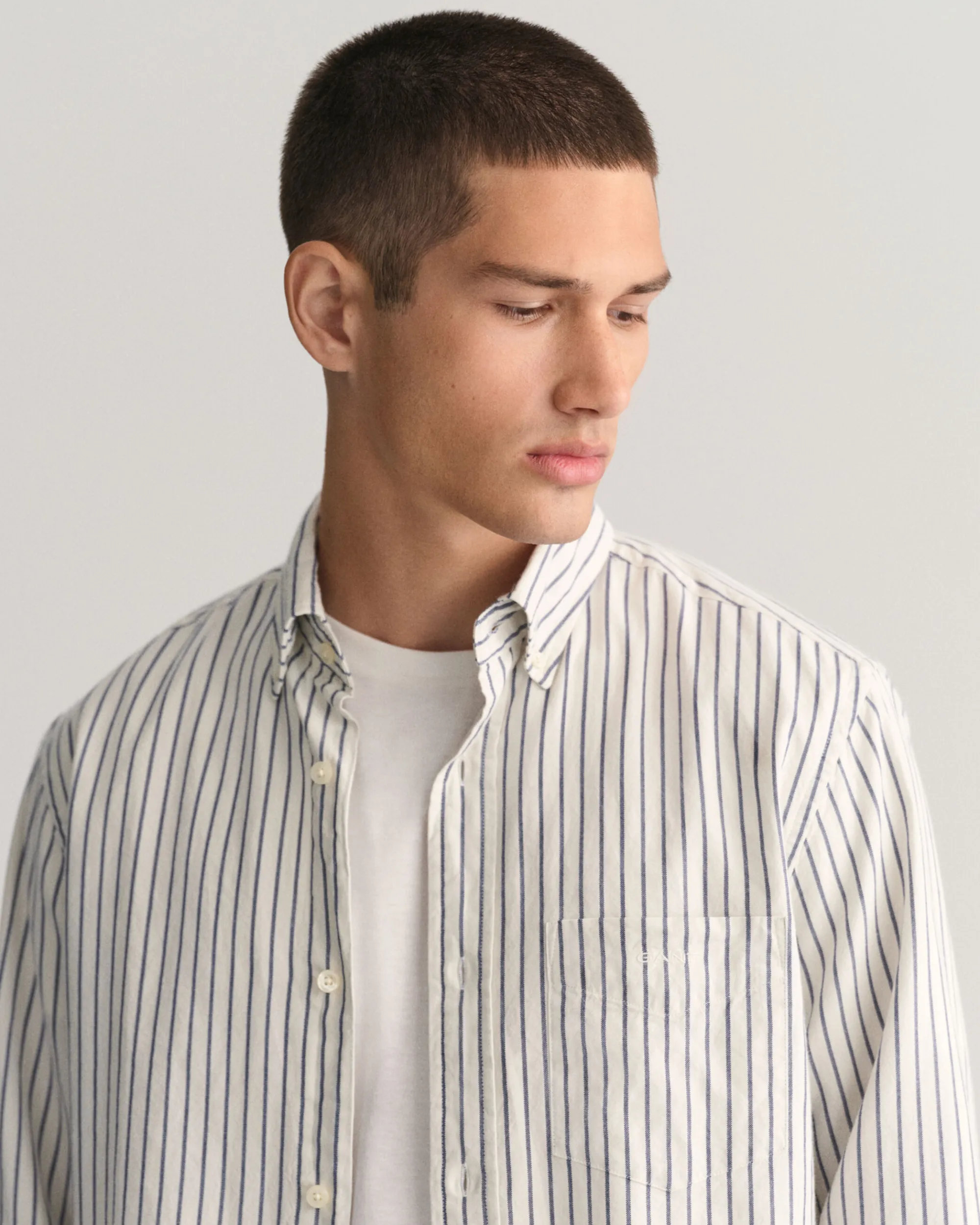 Regular Fit Striped Archive Oxford Shirt