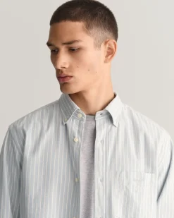 Regular Fit Striped Archive Oxford Shirt