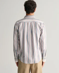 Regular Fit Striped Archive Oxford Shirt