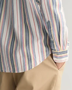Regular Fit Striped Archive Oxford Shirt