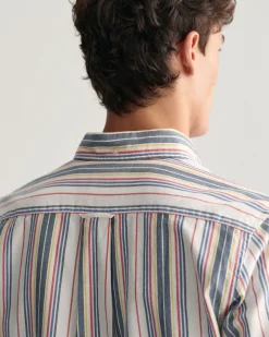 Regular Fit Striped Archive Oxford Shirt