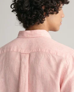 Regular Fit Striped Linen Shirt