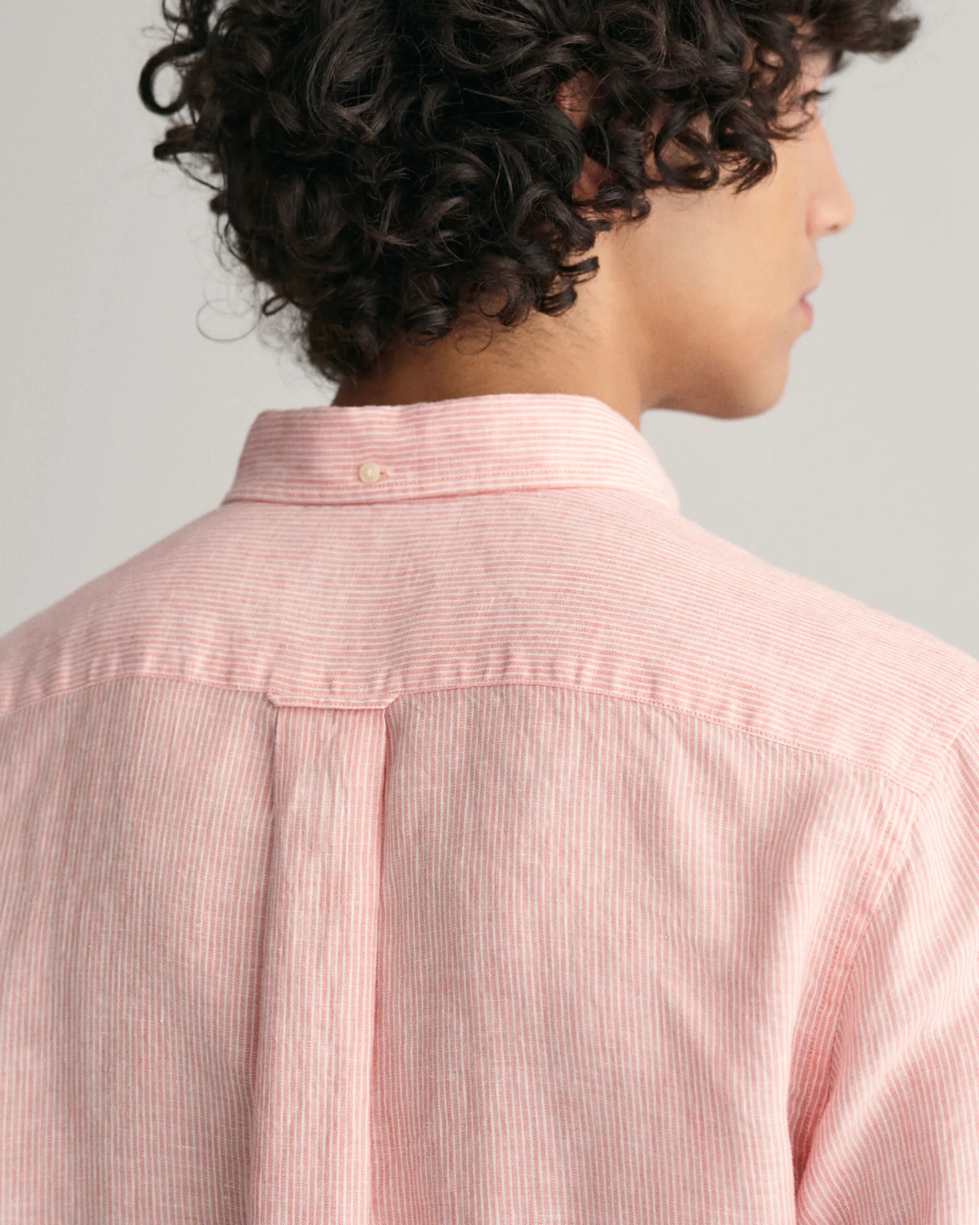 Regular Fit Striped Linen Shirt