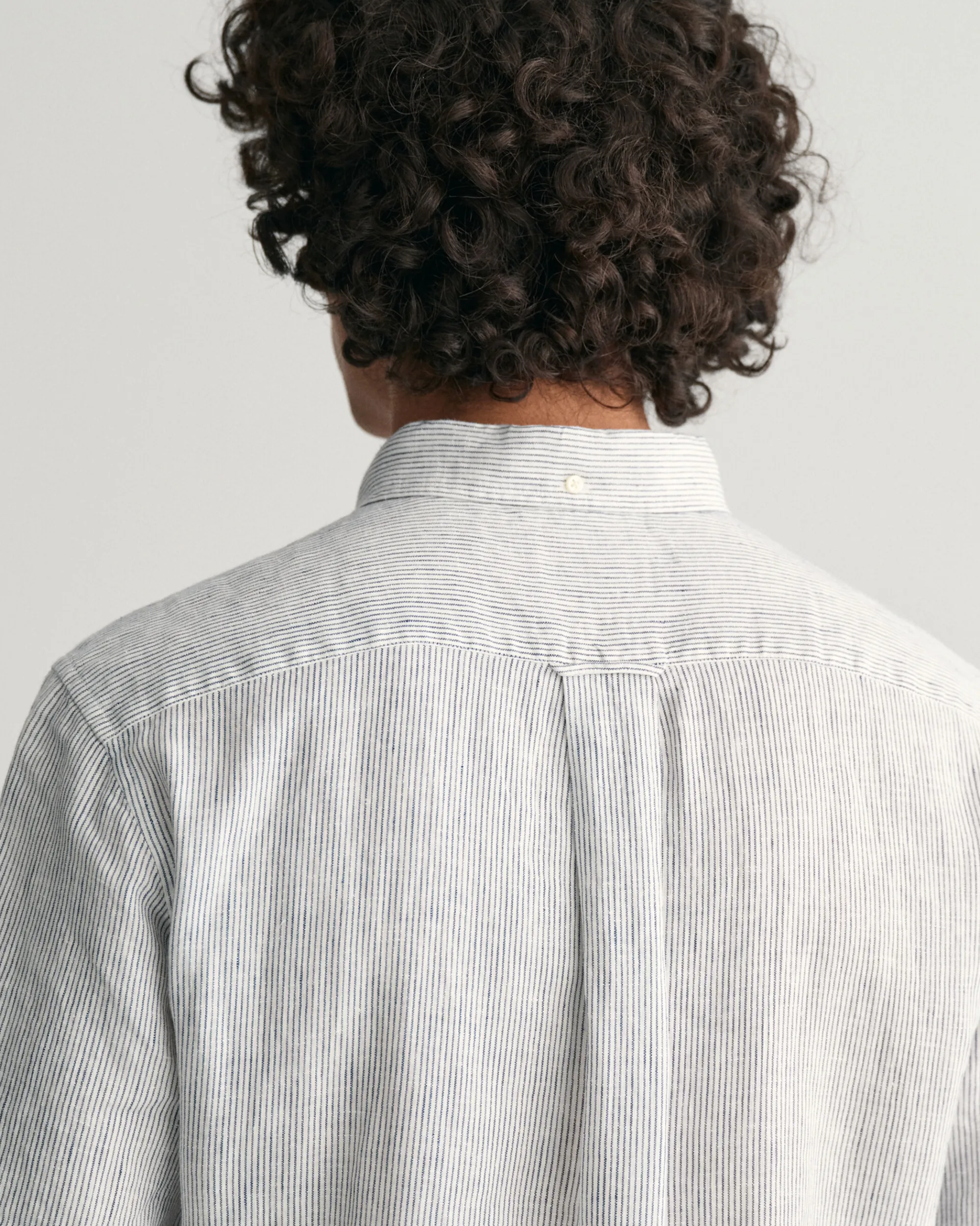 Regular Fit Striped Linen Short Sleeve Shirt