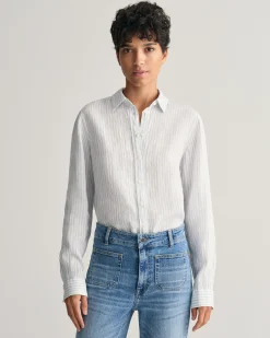 Regular Fit Striped Linen Shirt