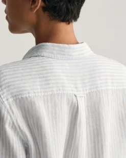 Regular Fit Striped Linen Shirt
