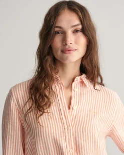 Regular Fit Striped Linen Shirt