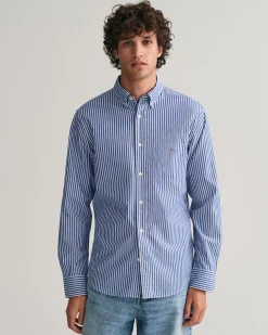 Regular Fit Striped Poplin Shirt