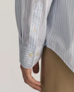 Regular Fit Striped Poplin Shirt