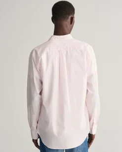 Regular Fit Striped Poplin Shirt