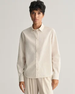 Regular Fit Striped Poplin Shirt