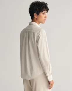 Regular Fit Striped Poplin Shirt
