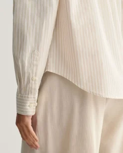 Regular Fit Striped Poplin Shirt