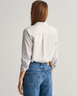 Regular Fit Striped Poplin Shirt