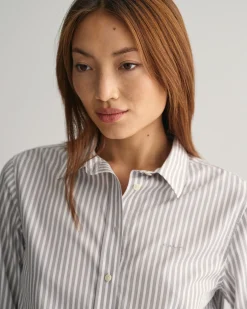 Regular Fit Striped Poplin Shirt