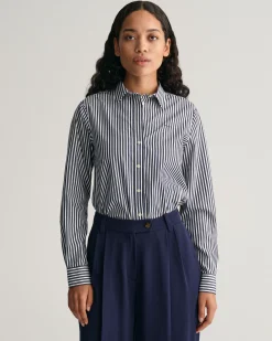 Regular Fit Striped Poplin Shirt