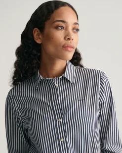 Regular Fit Striped Poplin Shirt