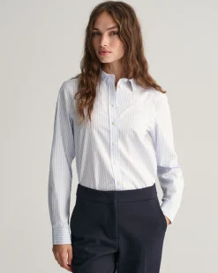 Regular Fit Striped Poplin Shirt