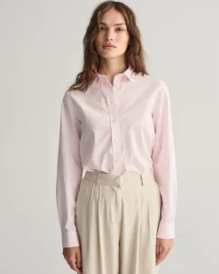 Regular Fit Striped Poplin Shirt