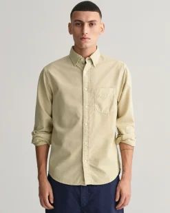 Regular Fit Sunfaded Archive Oxford Shirt