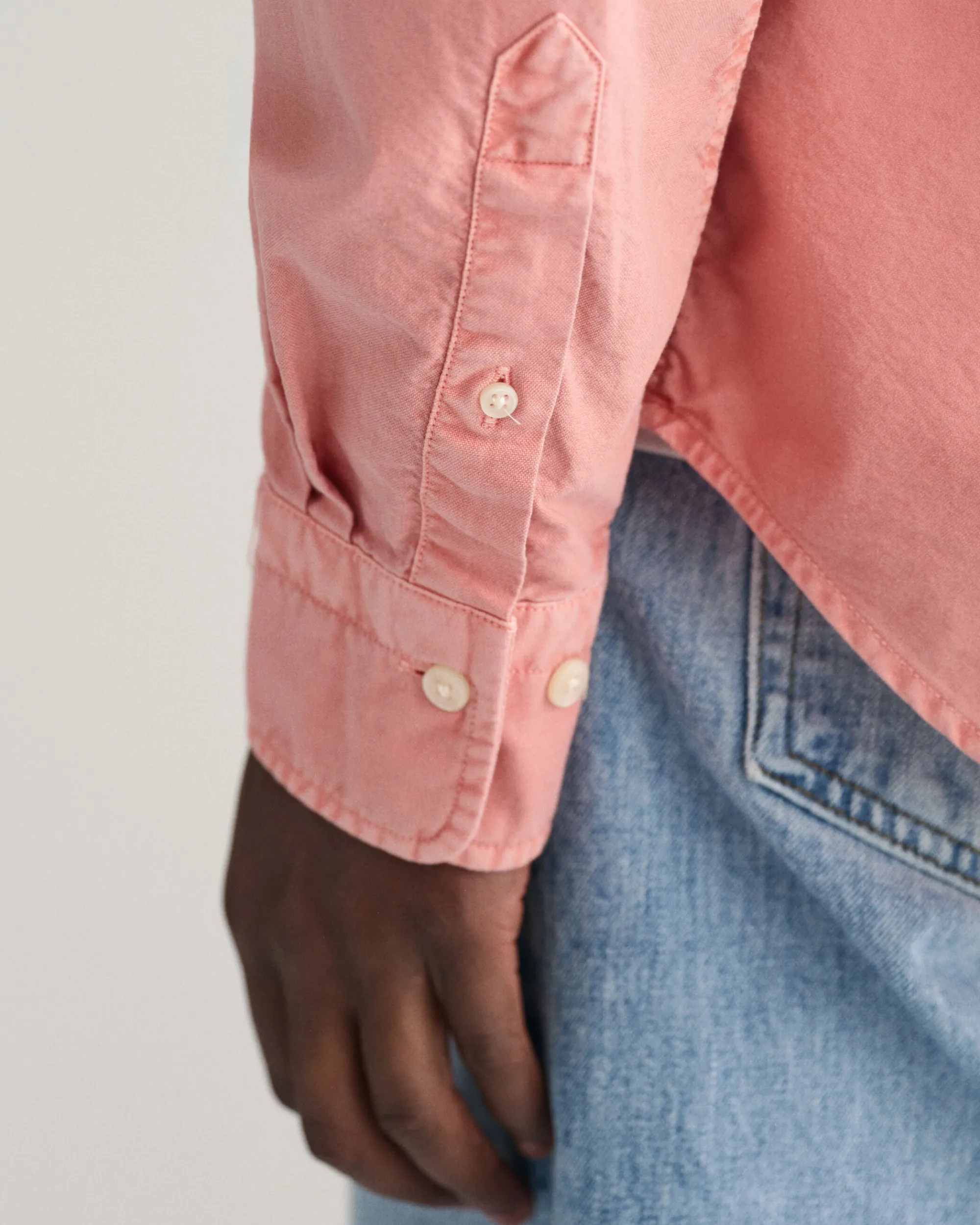 Regular Fit Sunfaded Archive Oxford Shirt