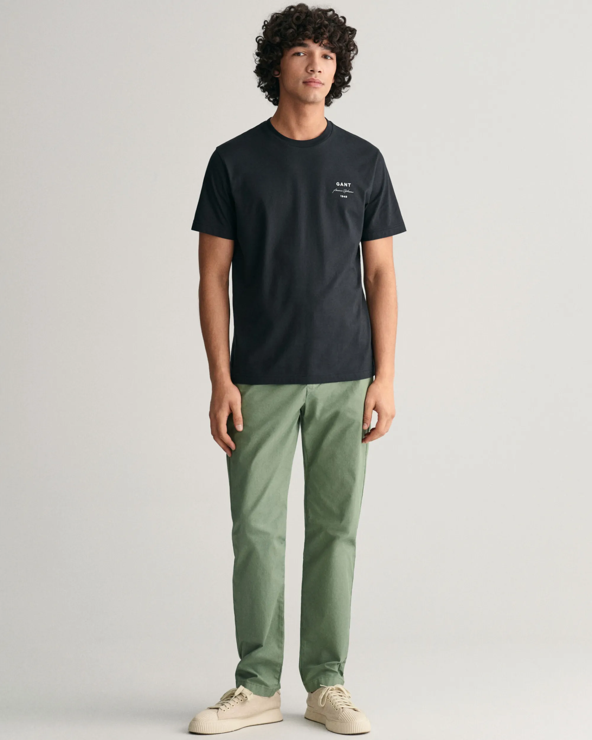 Regular Fit Sunfaded Chinos