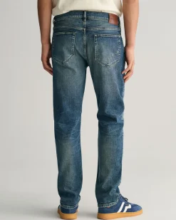 Regular Fit Vintage Wash Jeans