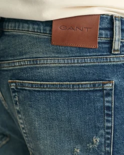 Regular Fit Vintage Wash Jeans