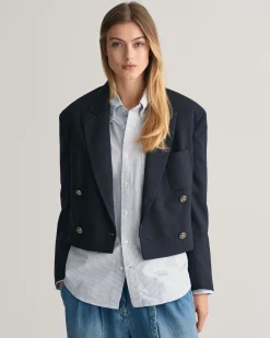 Relaxed Fit Cropped Club Blazer